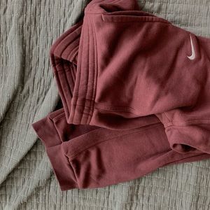 Maroon Nike Joggers